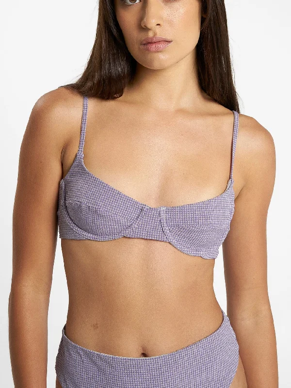 Paradise Code Underwire Bikini Top - Storm Grey Cut-out bikini top, Sexy, Trendy, Comfortable