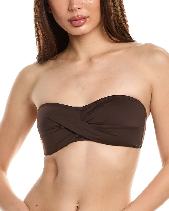 Tommy Bahama Pearl Bandeau Bikini Top Bikini with tie sides, Adjustable, Comfortable, Trendy