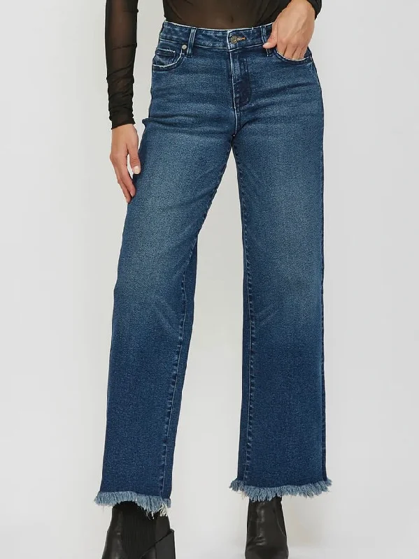 Hidden Jeans : High Rise Logan Dad Jean Stylish Plus Size Denim Jeans