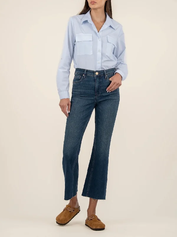 Kut Jeans : Kesley High Rise Fab Ab Stylish Slim Fit Denim