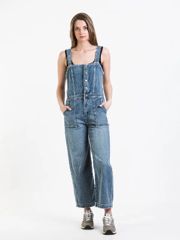 SILVER JEANS 26" DENIM JUMPSUIT - CLEARANCE Elegant Dark-Wash Bootcut Jeans