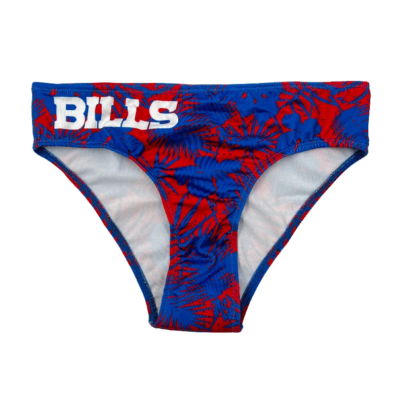 Women's Buffalo Bills Floral Bikini Bottom Tie-dye bikini, Fun, Vibrant, Trendy