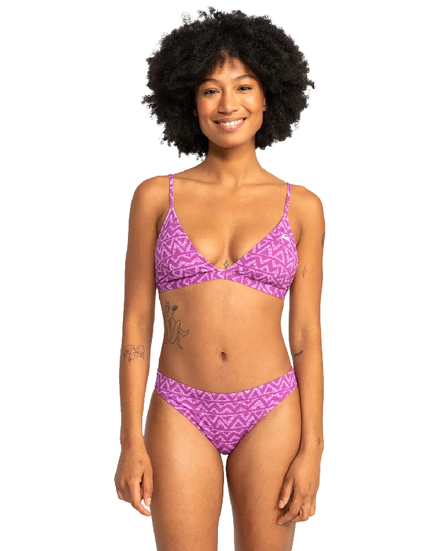 Uni Champion Sound Bikini Top in Violet Heritage Triangle bikini set, Sexy, Comfortable, Stylish