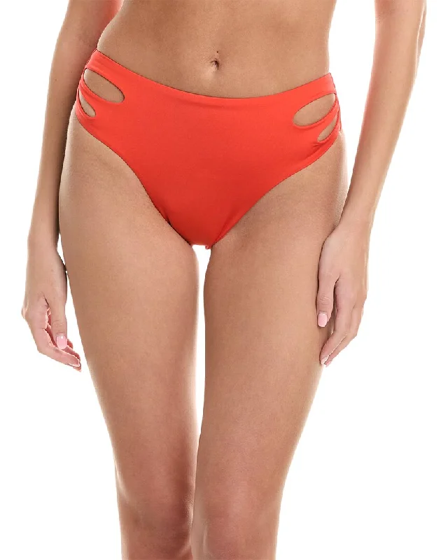 Trina Turk Monaco Cutout Hi-Waist Bikini Bottom Bohemian bikini, Boho, Trendy, Chic