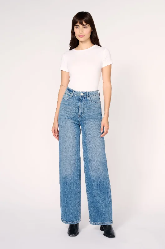 HOU - RELAXED WIDE LEG JEANS | WILD WEST Comfortable Flare Leg Jeans