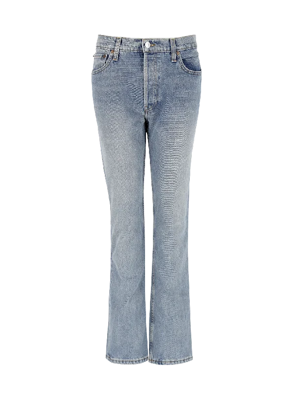 the crawford straight-leg jeans Comfortable Zip-Fly Denim Jeans