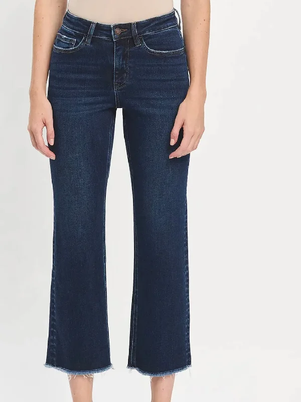 Lovervet : Ankle Straight Jean Stylish High-Waist Jeans