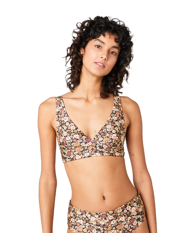 Sea Of Dreams Reversible Halter Bikini Top in Brown Twisted bikini top, Sexy, Trendy, Stylish