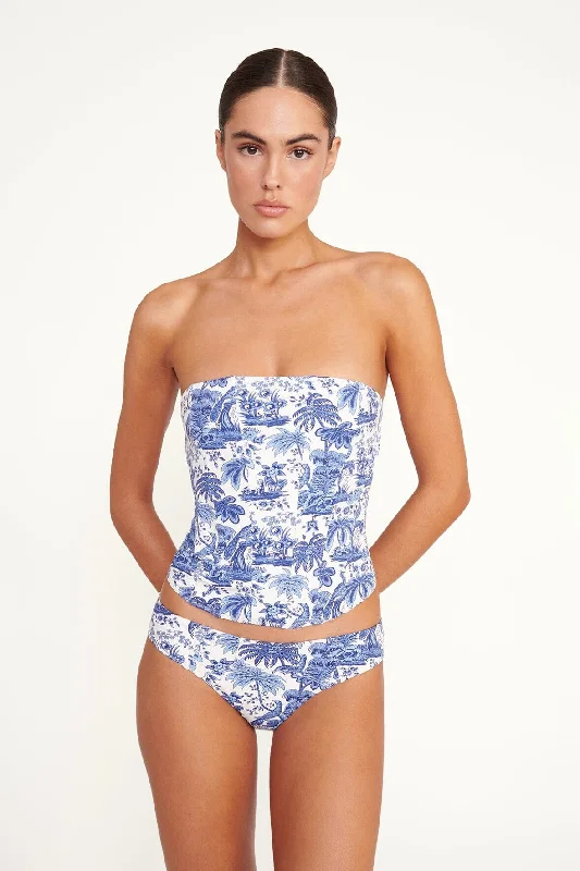 FRANCESCA BIKINI TOP | BLUE TOILE Bandage bikini, Sleek, Sexy, Trendy