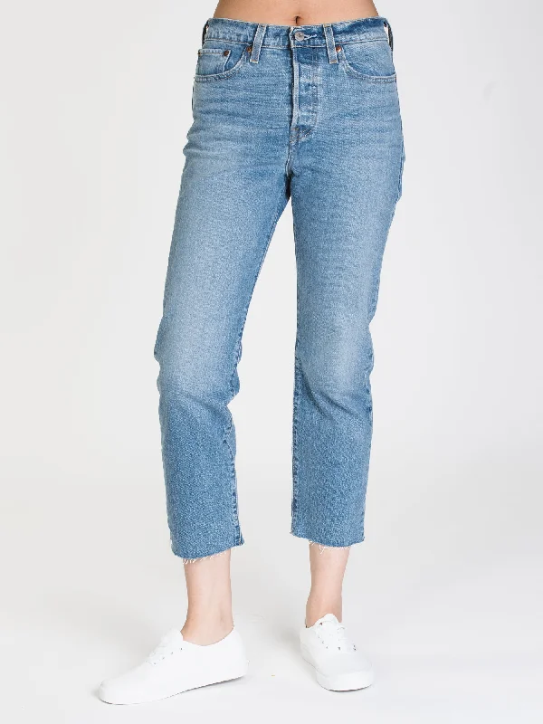 LEVIS WEDGE STRAIGHT JEAN - CLEARANCE Casual Distressed Denim Jeans