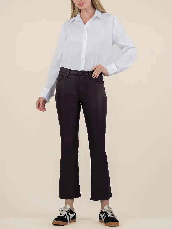 Kut Jeans : Kelsey Coated High Rise Chic Double Waistband Jeans