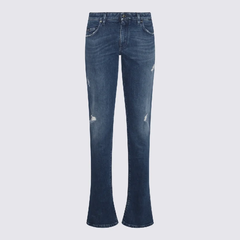 Dolce & Gabbana Jeans Trendy Patchwork Denim Jeans