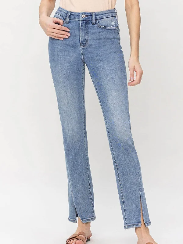 Lovervet : Slim Straight Jean Comfortable Zip-Up Skinny Jeans