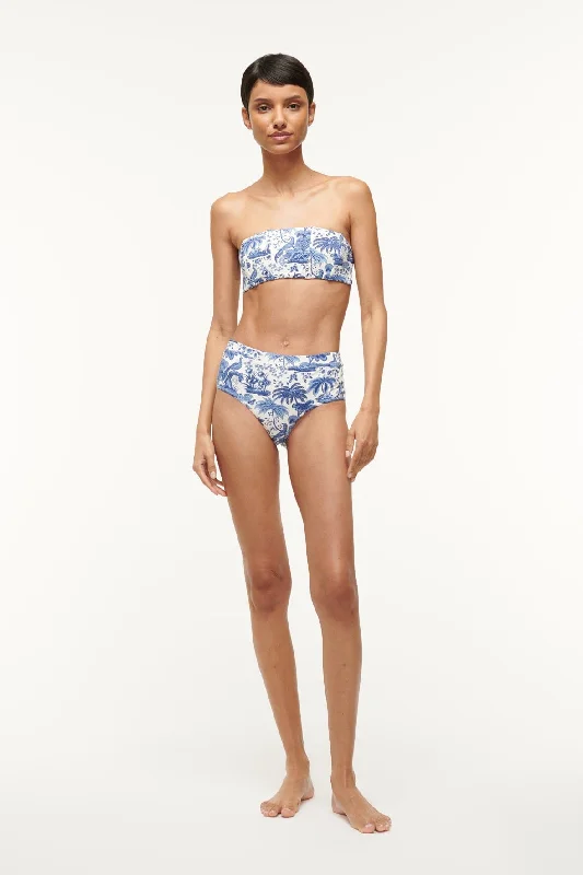 DEVON HIGH RISE BIKINI BOTTOM | BLUE TOILE Backless two-piece, Sexy, Comfortable, Trendy