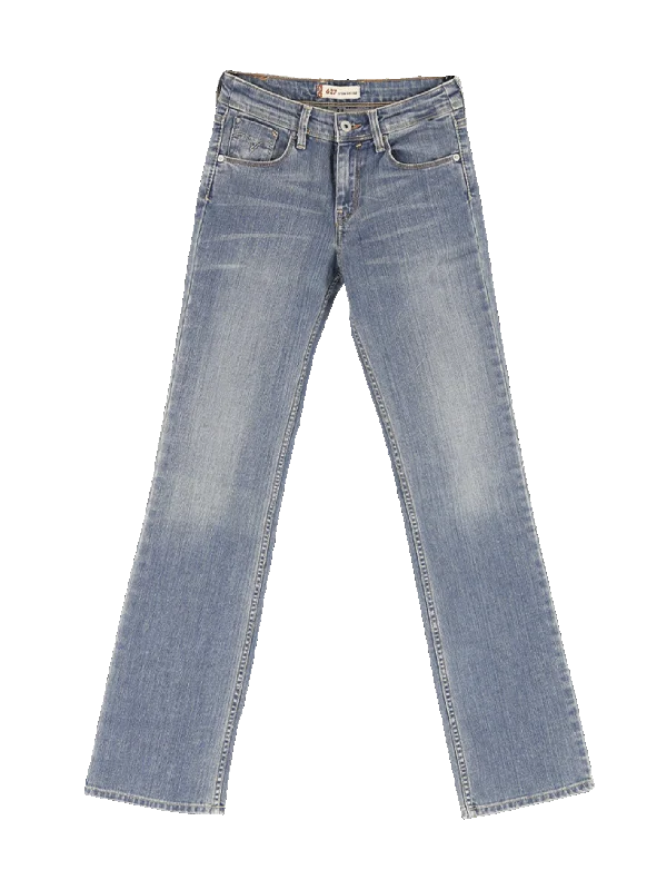 627 straight jeans Trendy Acid Wash Skinny Jeans