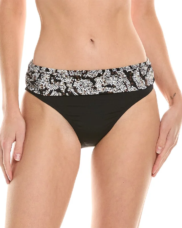 Tommy Bahama Playa Brava High-Waist Sash Bikini Bottom Bikini with mesh sides, Sexy, Trendy, Comfortable