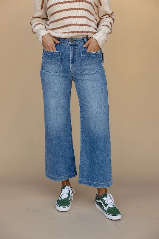 Wyatt Wide Leg Jeans Fashionable Slouchy Fit Jeans