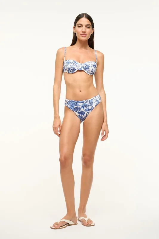 CORSAGE BIKINI BOTTOM | BLUE TOILE Backless bikini, Sexy, Elegant, Trendy