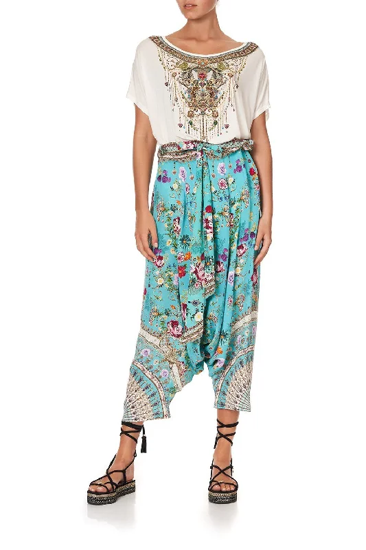 HAREM PANTS A SONNET FOR SATINE Relaxed Linen Pants