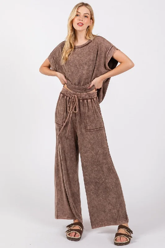 Hunter Pant - Brown Warm Wool Trousers