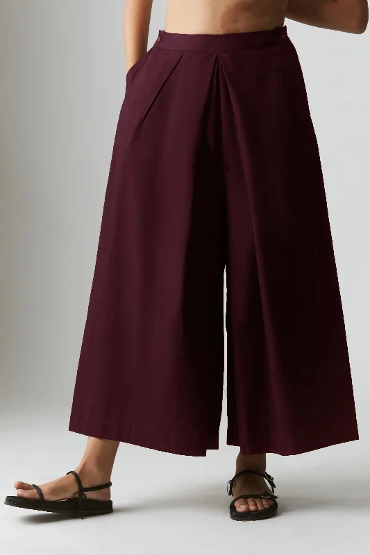 Relaxed Weekend Pants : Merlot Casual Yoga Pants