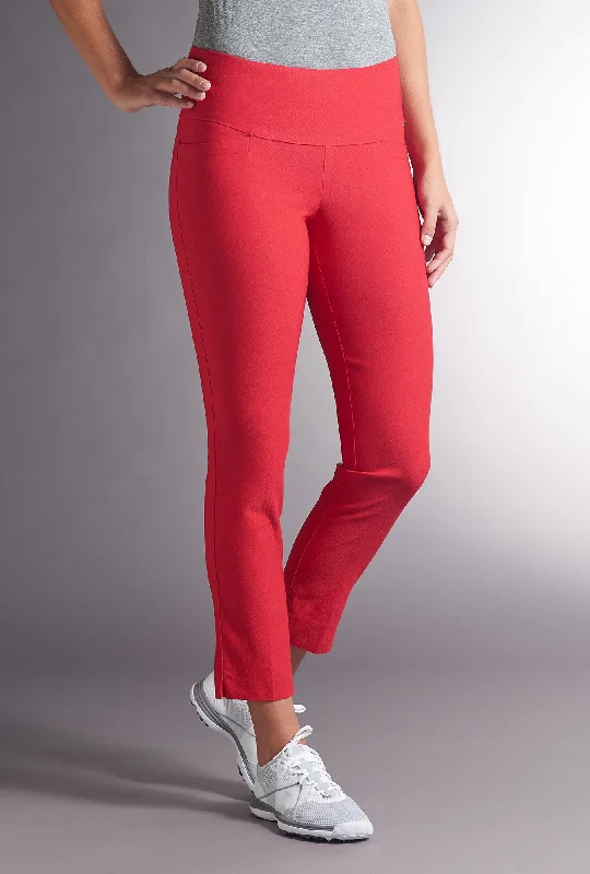 Swing Control  Masters Ankle Pant - Red Casual Lounge Pants