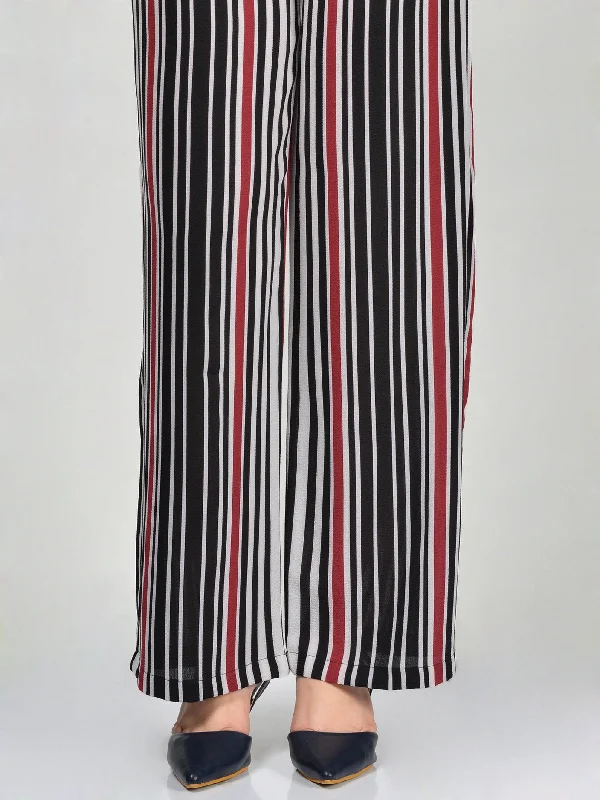 Grip Striped Pants Chic Black Leggings