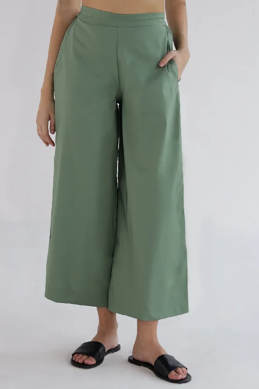 Essential Pants : Sage Green Fashionable Work Pants