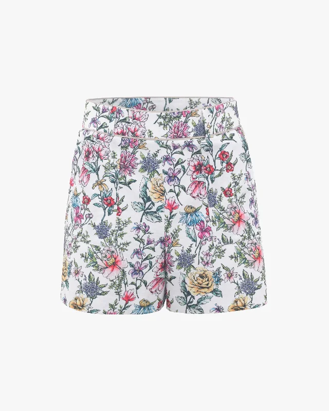 Garden Short Pants - Pink Relaxed Fit Trousers