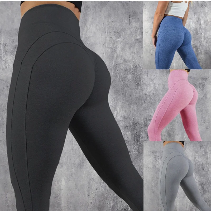 Women's  Stretch Running Yoga Fitness Pants High Waist Comfortable Jogger Trousers