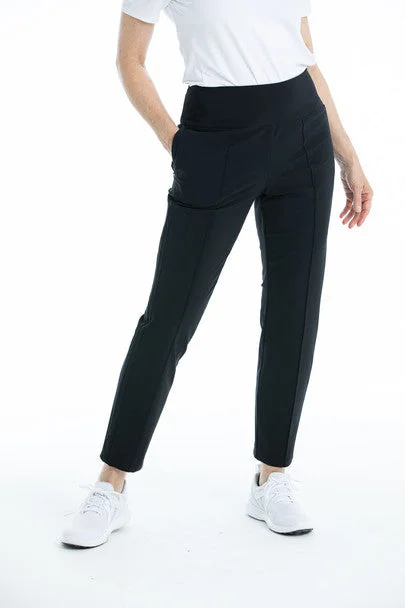 KINONA Tailored Track Golf Pant-Black High-Waist Trousers