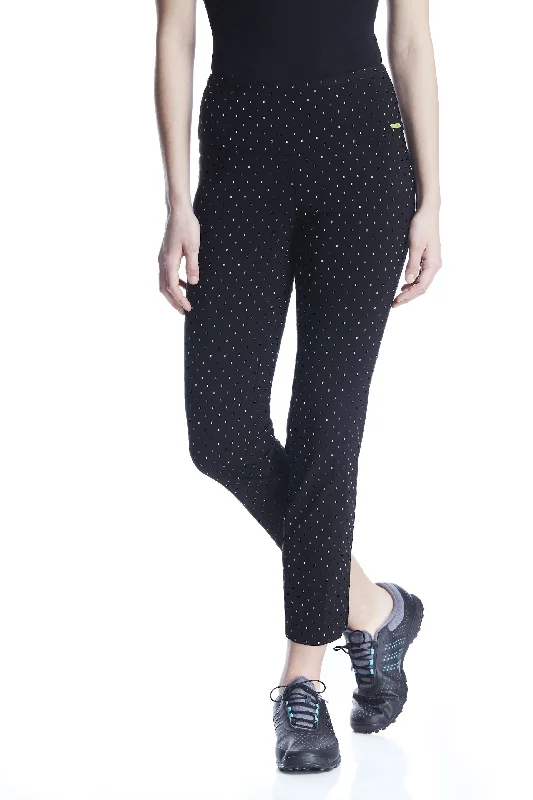 Swing Control Masters Ankle Pant -Double Dot Jacquard Chic Checkered Pants