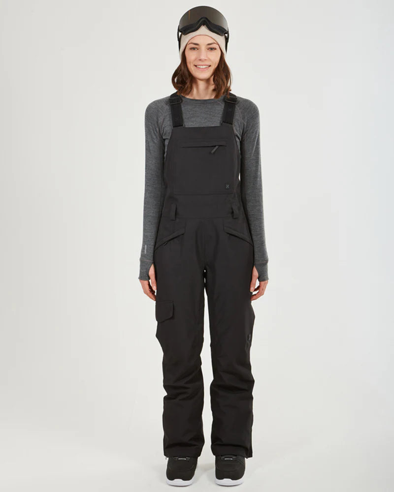 Harper II Womens Bib Overalls Ski Pant Formal Linen Trousers