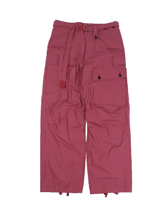 Cotton Oxford Cargo Pant Comfortable Denim Pants