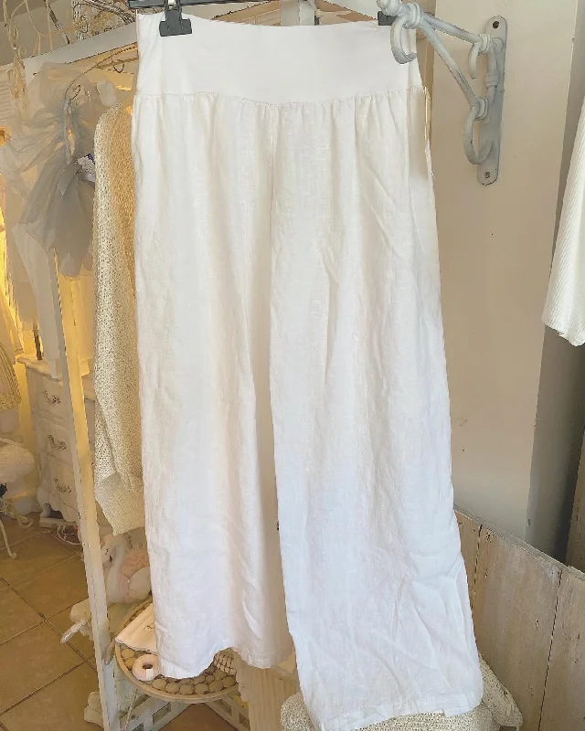 Italian Linen Pants Casual Lounge Pants