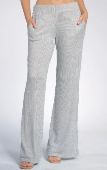 Grey Flair Pants Classic Flared Pants