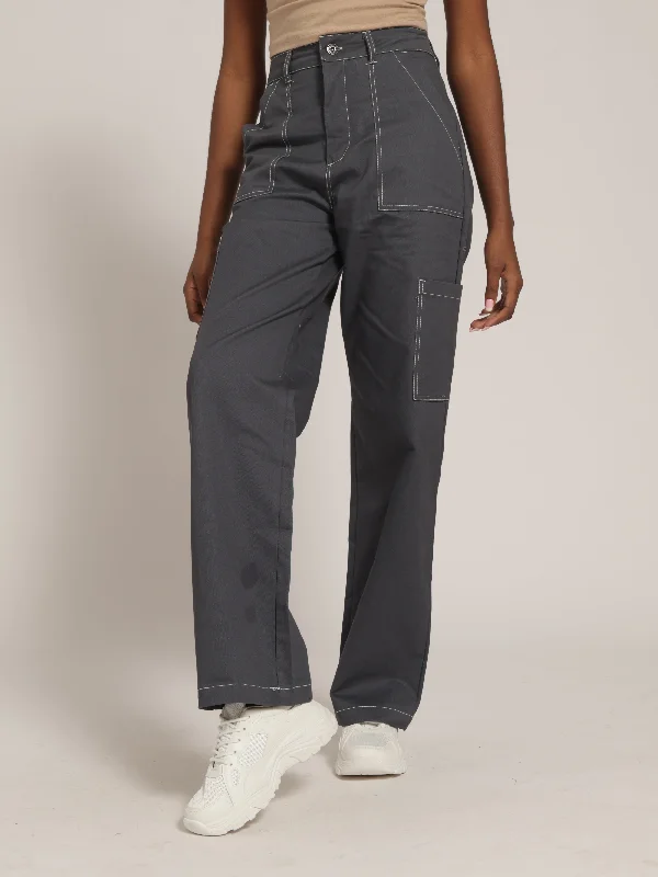 Lamb Chop Cargo Pants - Airforce Cozy Lounge Pants