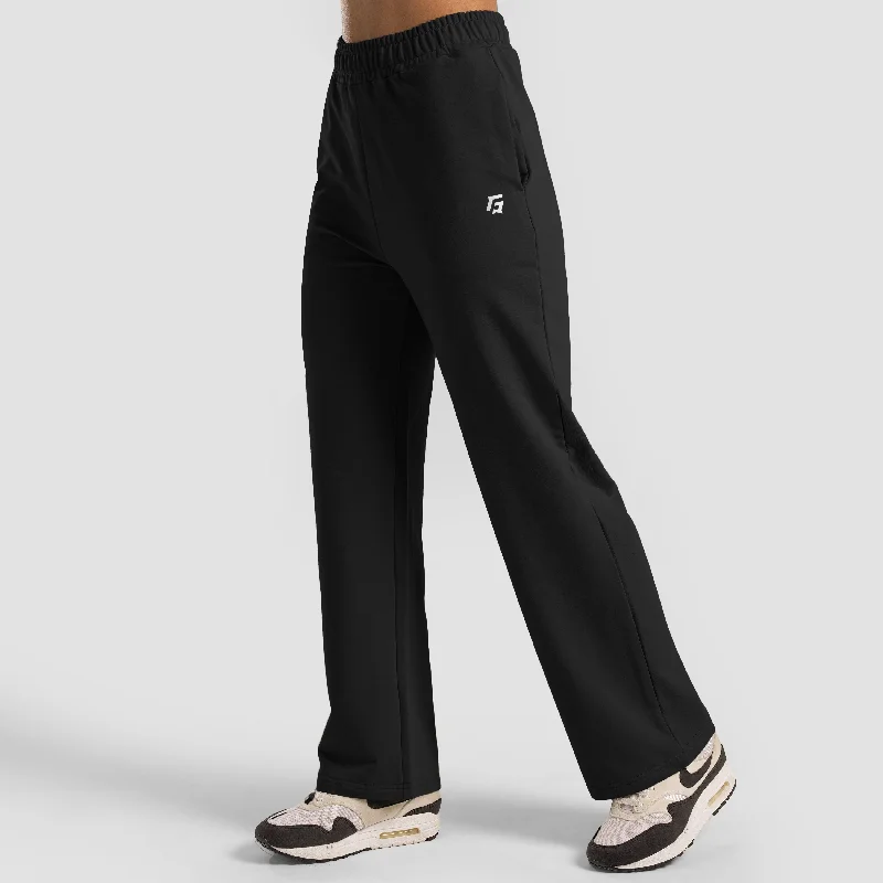 Optima Wide Pants (Black) Casual Wide Pants