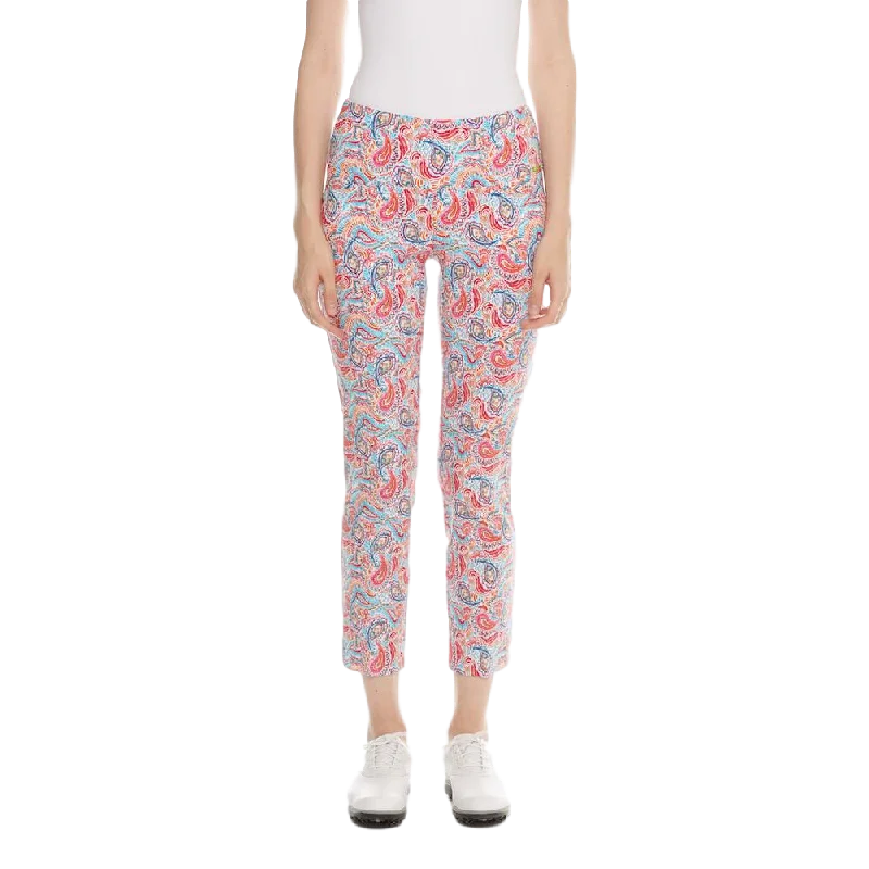 Swing Control Masters Ankle Pant - Bright Paisley Casual Wide Pants