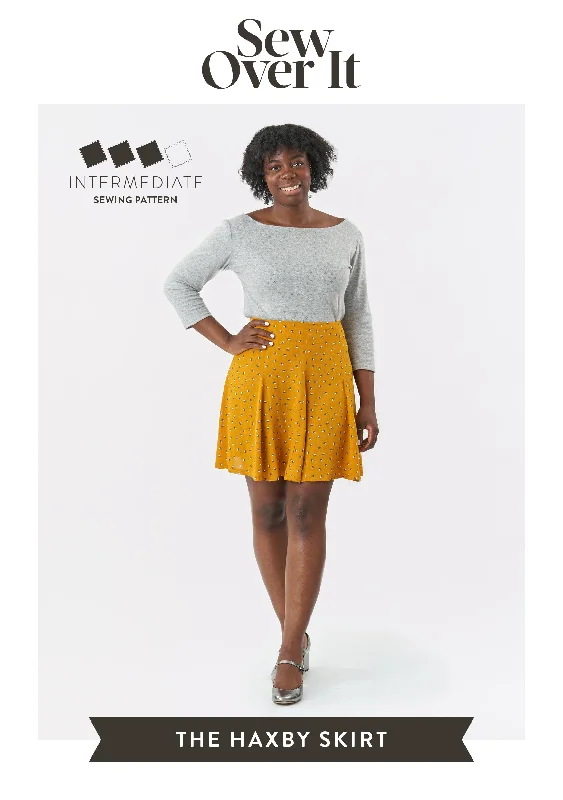 Haxby Skirt PDF Sewing Pattern leather skirt modern