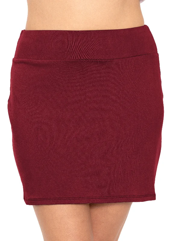 High Waist Oh So Soft Essential Mini Skirt velvet skirt rich