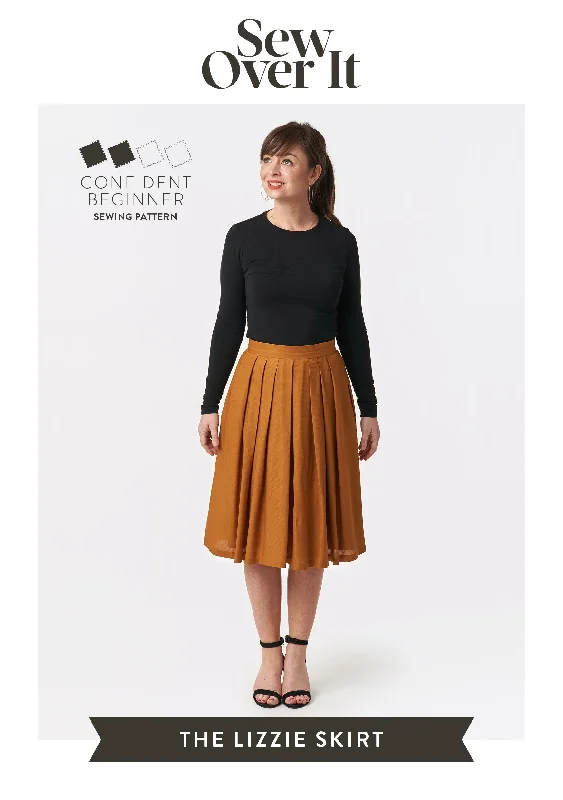 Lizzie Skirt PDF Sewing Pattern cashmere skirt fine