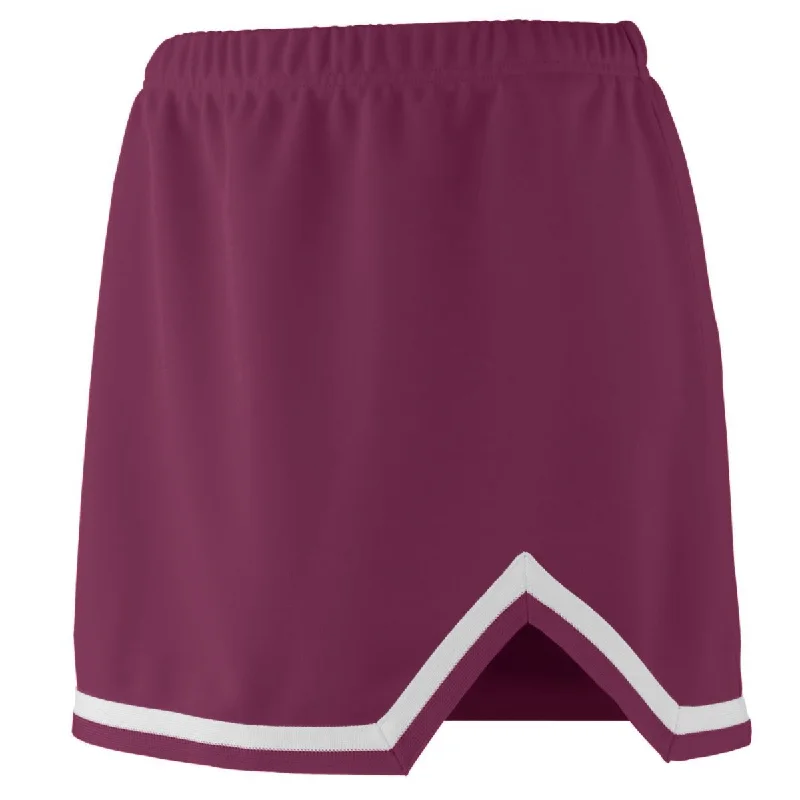 MAROON/WHITE