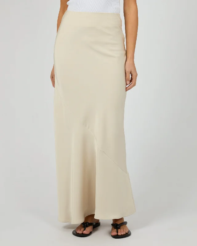 Carter Maxi Skirt Pearl spandex blend skirt