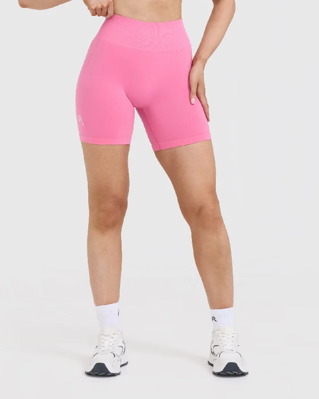 Effortless Seamless Shorts | Peony Pink