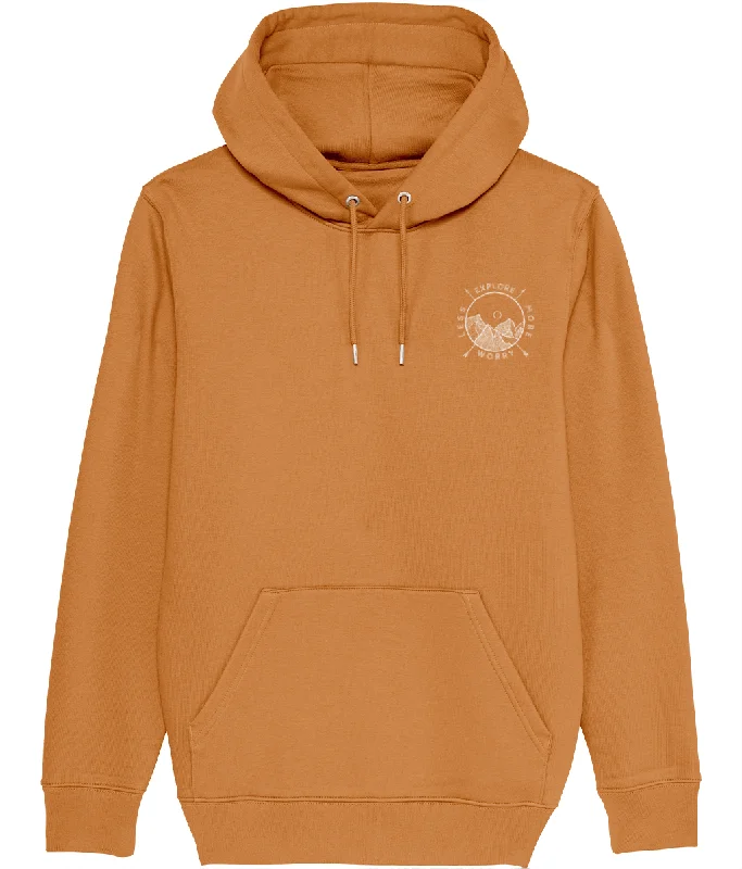 Explore More Worry Less Organic Cotton Hoodie