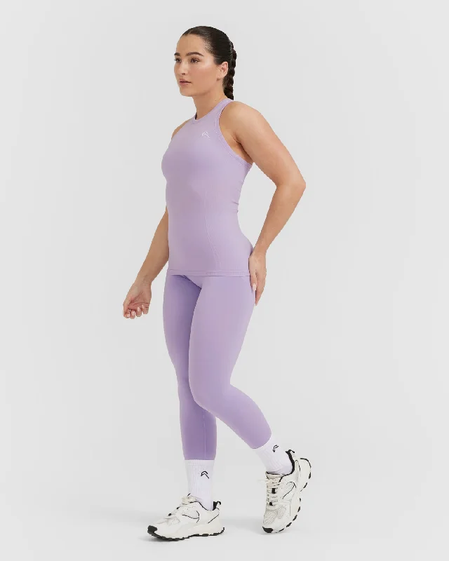 Go To Seamless Fitted High Neck Vest | Wisteria Purple