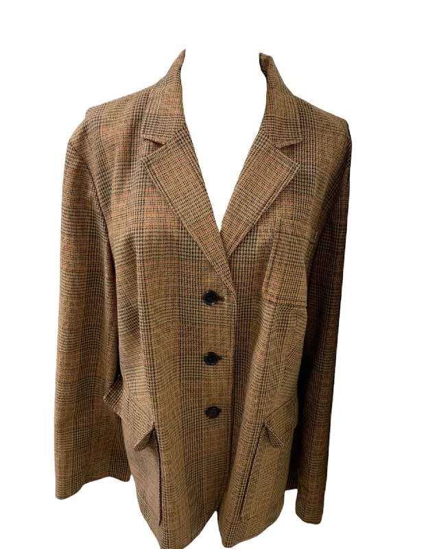 Liz Claiborne Women's Plaid Blazer 18W