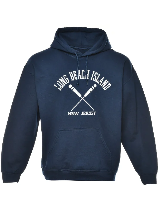 Long Beach Island Printed Hoodie - XL