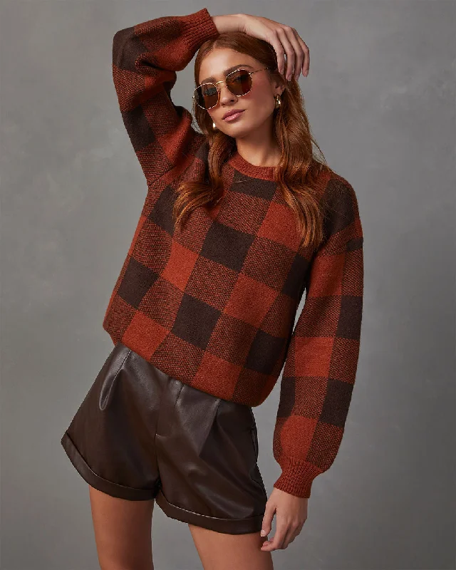 Murray Plaid Crewneck Sweater